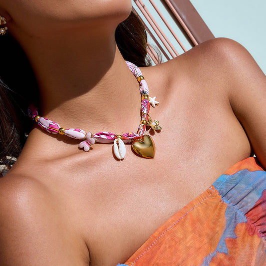 Womens Ocean-Style Shell Dopamine Necklace